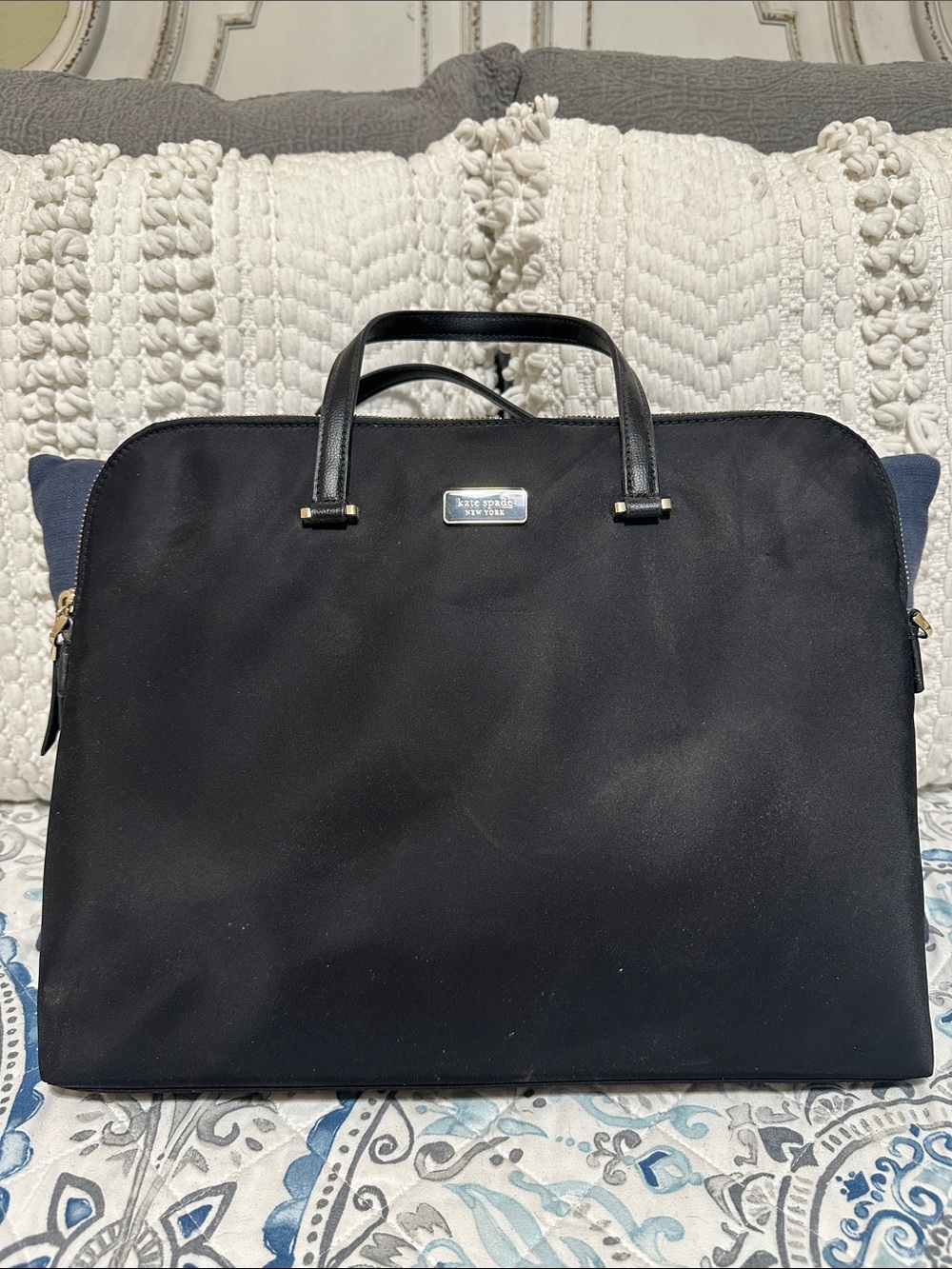 Kate Spade Black Briefcase Tote